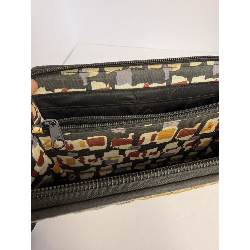 Vera Bradley Quilted Zip Around Wallet Floral Multicolor Organizer Retired - Picture 3 of 6